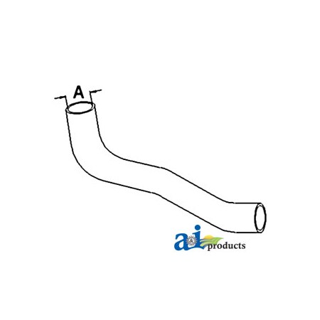 A & I Products Radiator Hose, Upper 17" x6" x4.5" A-303443736